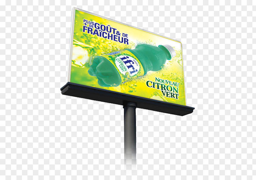 Lemon Ifri Fizzy Drinks Advertising Billboard PNG