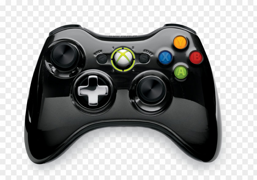 Microsoft Xbox 360 Controller Black GameCube Wireless Racing Wheel PNG