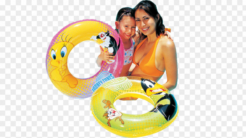 Swim Ring Tweety Looney Tunes Inflatable Schwimmhilfe PNG