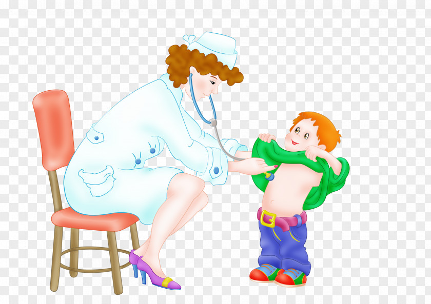 Cartoon Doctor Physician Nurse Child Medicine Pediatrics PNG