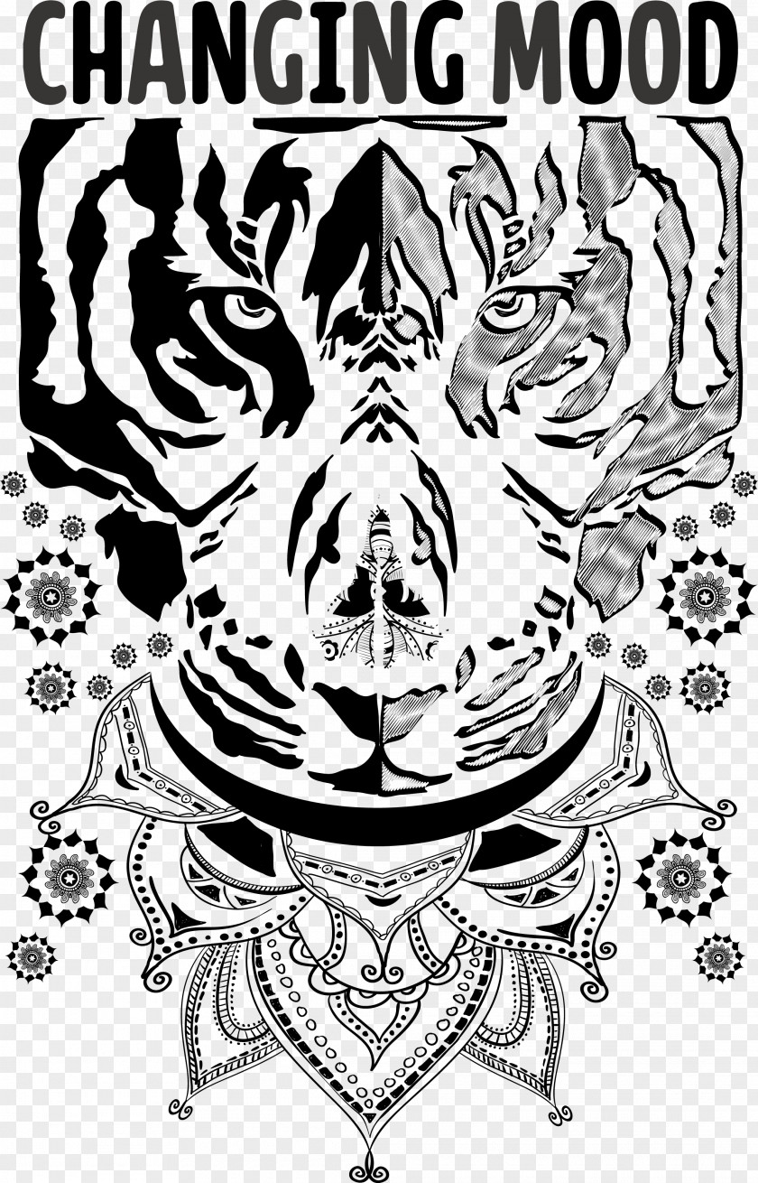 Creative Decorative Pattern Tiger Shutterstock Stock Photography Royalty-free Illustration PNG
