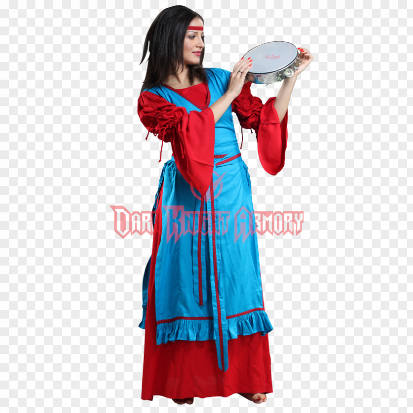 Dress Robe Shoulder Costume English Medieval Clothing PNG