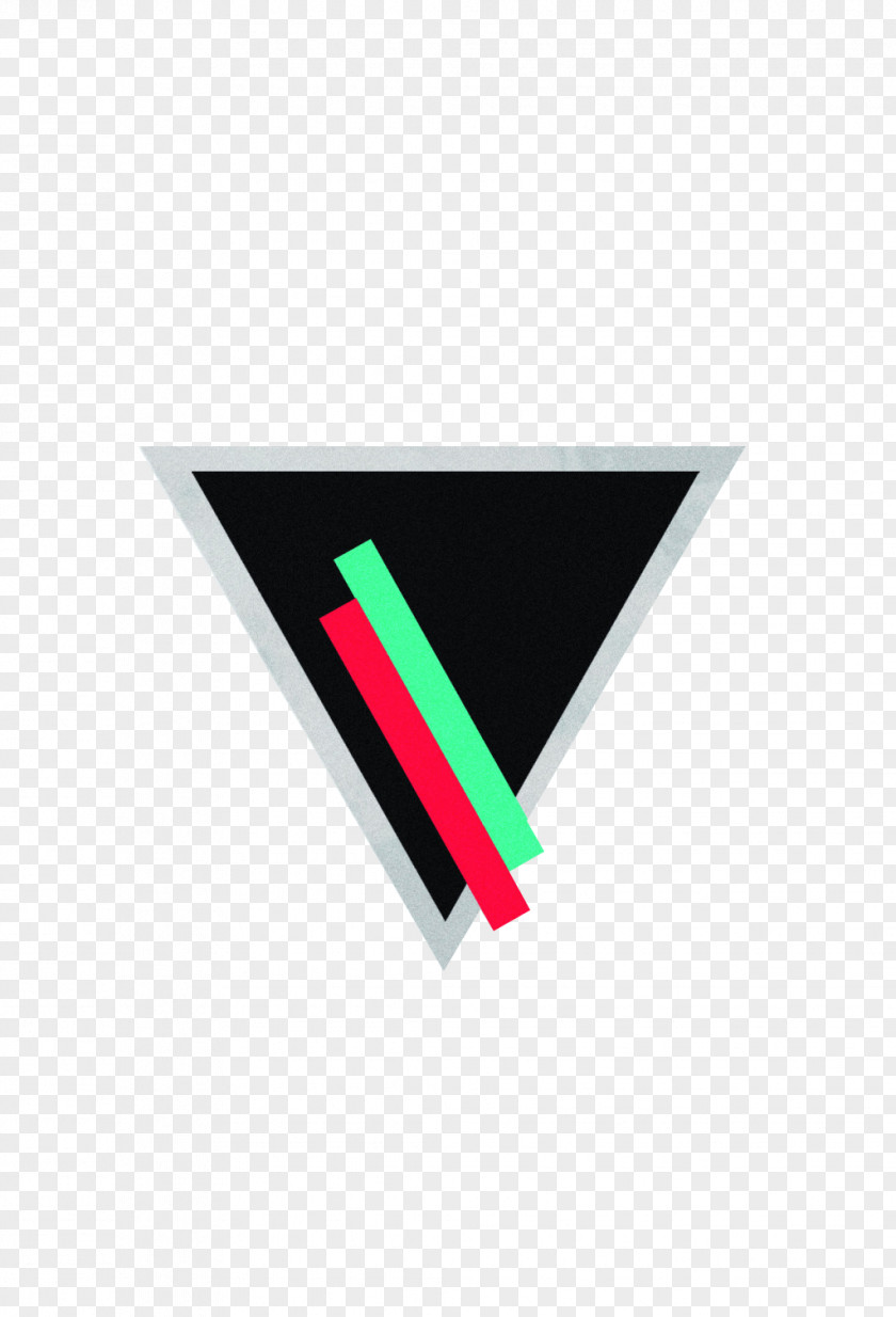 Striped Triangle PNG