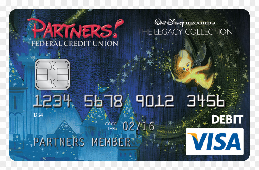 Disneyland The Walt Disney Company Debit Card Records Legacy Collection PNG
