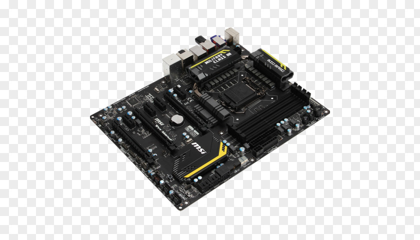 LGA 1155 Motherboard Intel Microcontroller MSI Z77 MPower PNG