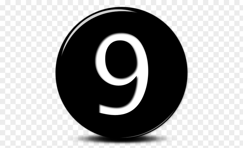 Number 9 Icon Design PNG