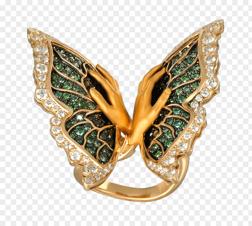 Ring Gold Jewellery Diamond Brooch PNG