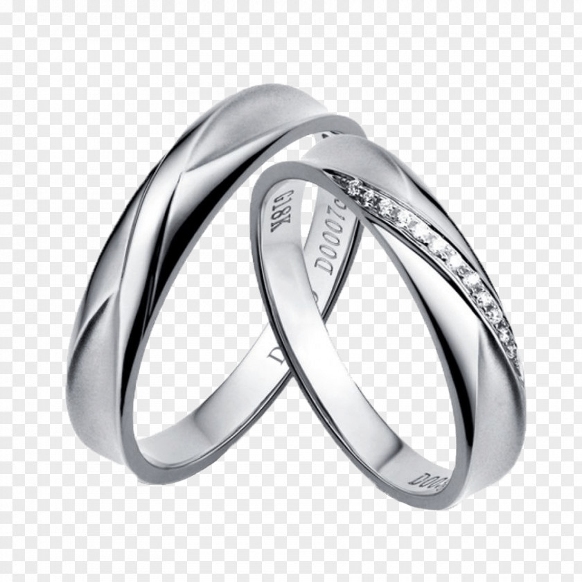 Wedding Ring Gold Białe Złoto Diamond PNG