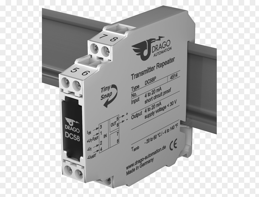 Electronic Component Isolation Amplifier Signal Current Loop Load Cell PNG