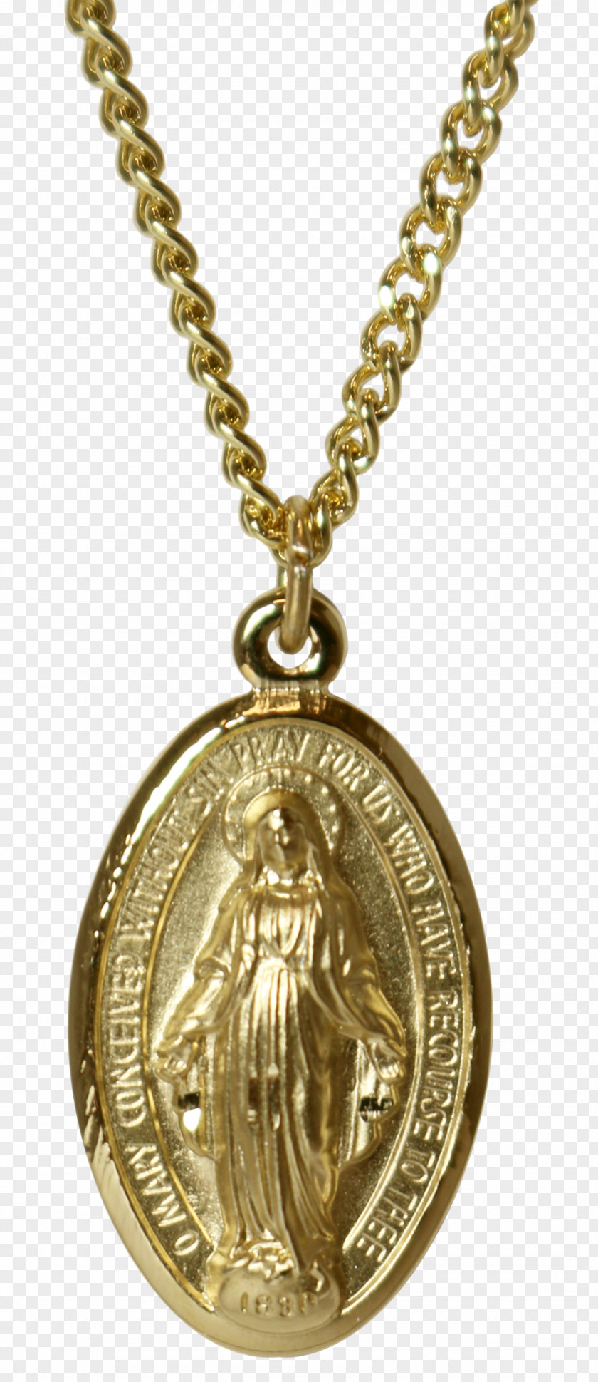 Medal Association-Miraculous Gold Saint Benedict PNG