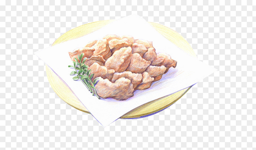 Pans Scattered Chicken Japanese Cuisine Food Drawing Art Illustration PNG