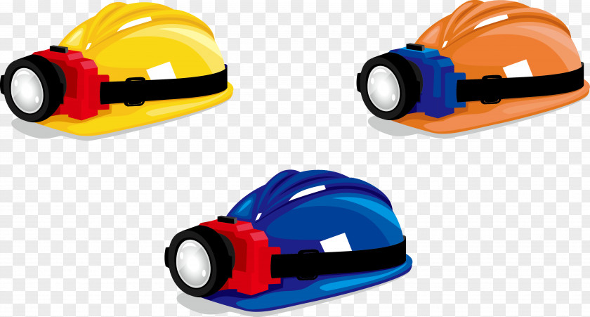 Vector Miners Helmet Plastic Yellow Hard Hat PNG