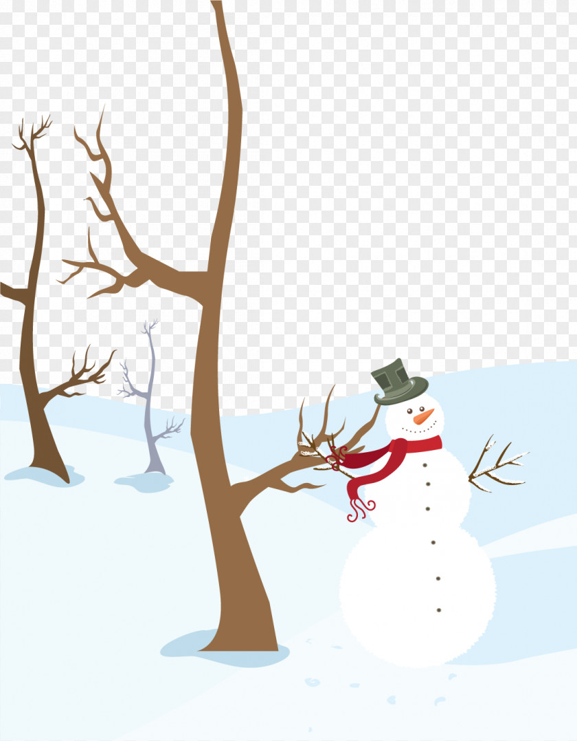 Vector Winter Snowman Painted Download Android Application Package Google Play PNG