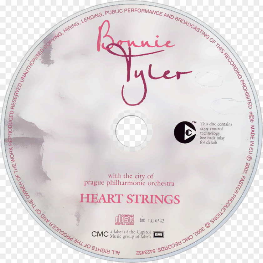 Bonnie Tyler Compact Disc Heart Strings Disk Storage PNG