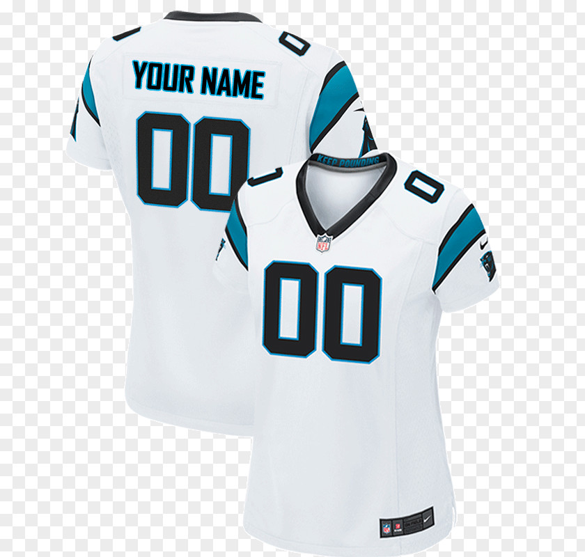 NFL Carolina Panthers Sports Fan Jersey T-shirt PNG