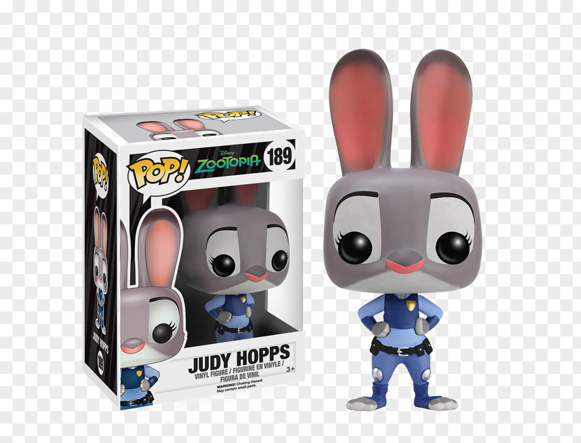 Toy Lt. Judy Hopps Nick Wilde Funko Pop! Vinyl Figure PNG