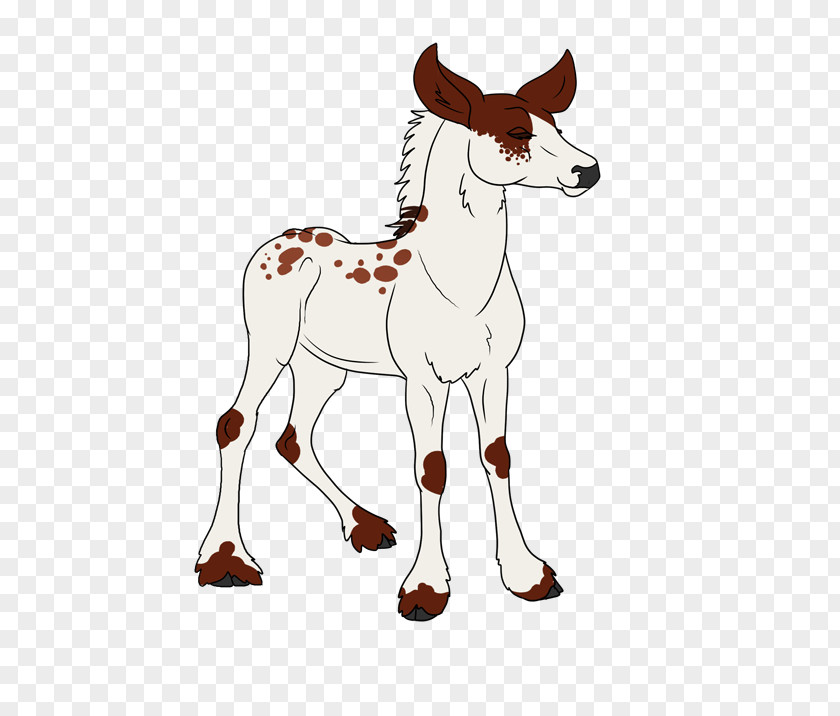 Giraffe Mule Cattle Pony Deer PNG
