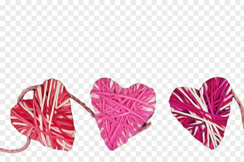 Herbaceous Plant Magenta Pink Heart Leaf PNG