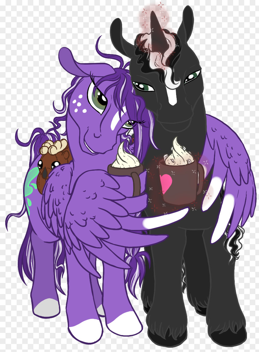 Hot Couple Pony Horse Legendary Creature Cartoon PNG