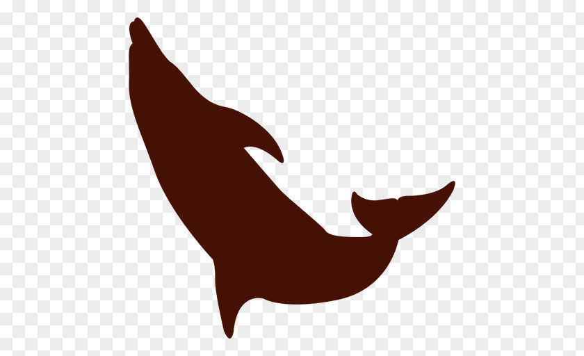 Jumping Dolphin Silhouette Clip Art PNG