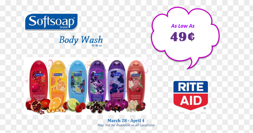 Softsoap Rite Aid Walgreens Colgate-Palmolive Shower Gel PNG
