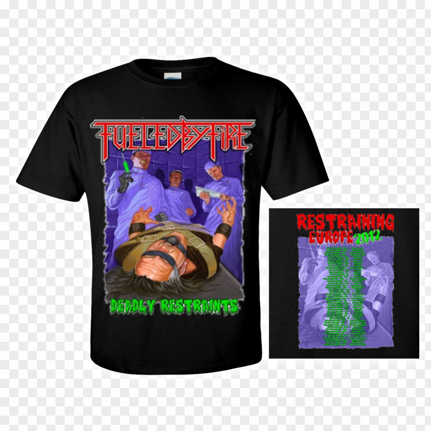 T-shirt Speed Metal Thrash Heavy Black PNG