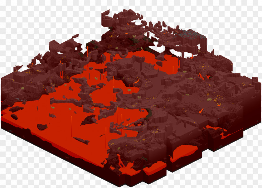 Terrain Minecraft Color Texture Mapping Red Diagram PNG