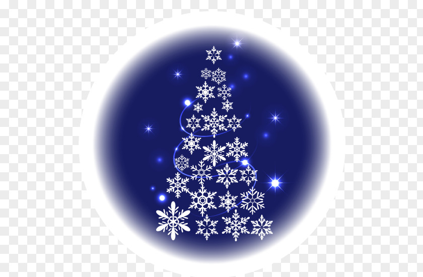 Christmas Tree Snowflake. PNG
