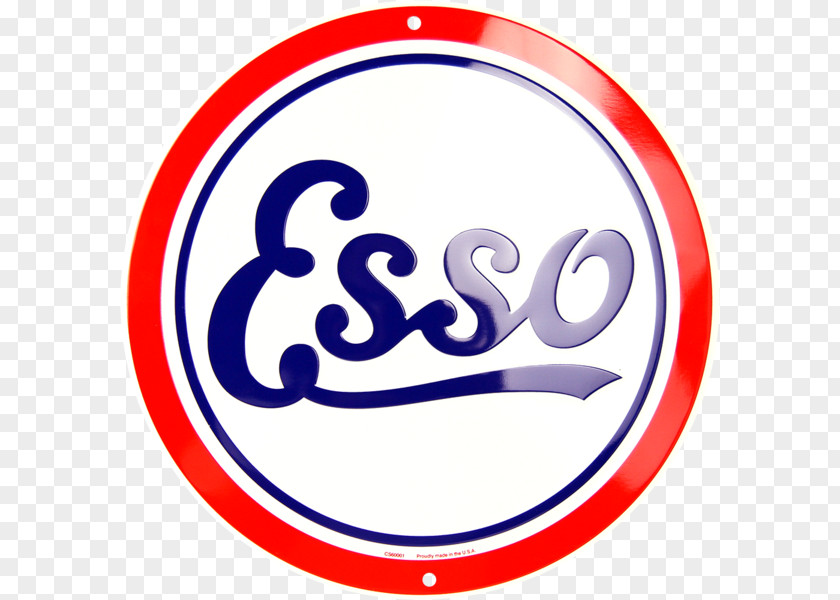 Esso Logo Advertising Gasoline Filling Station PNG