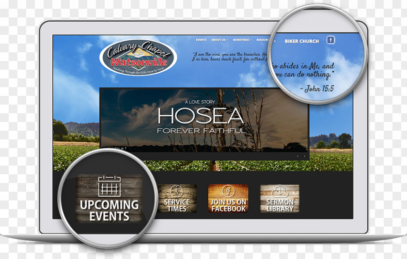 Hoodman Loupe Brand Alec Trevelyan Display Advertising Web Design Home Page PNG