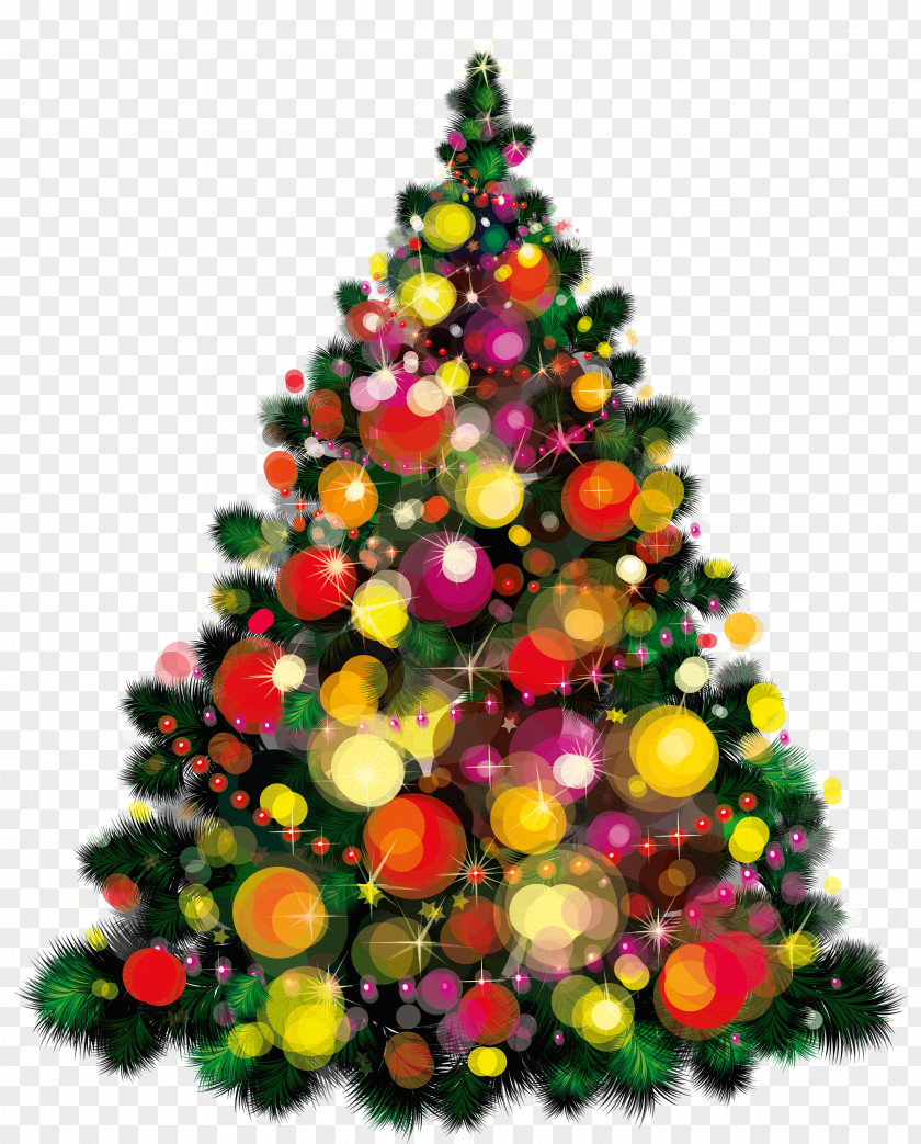 Transparent Christmas Deco Tree Clipart Day Brush Ornament PNG