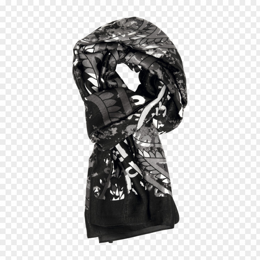 Black Scarf Headscarf Cashmere Wool Blue Silk PNG