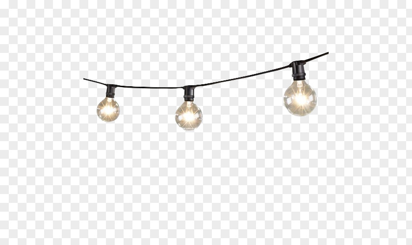 Mini String Lights With Globe Lamps Lighting Incandescent Light Bulb LED Lamp PNG