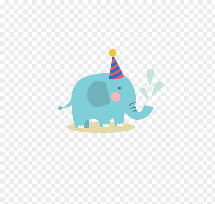 Blue Elephant Infant Welcome Party Sticker Vector Euclidean Adobe Illustrator PNG