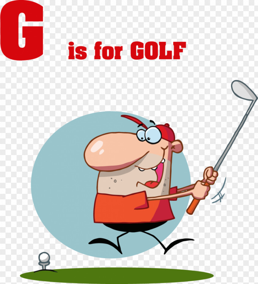 Cartoon Letter Golf Stroke Mechanics Royalty-free Clip Art PNG