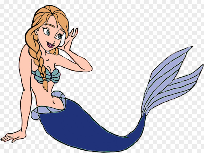 Mermaid A Ariel Rapunzel Drawing PNG
