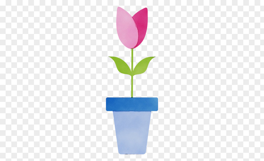 Petal Flowerpot Plastic Flower Plants PNG