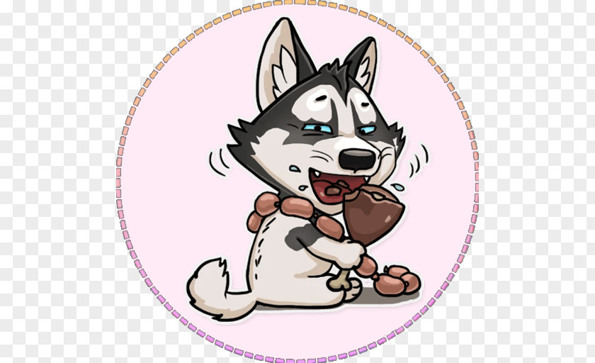 Puppy Siberian Husky Dog Breed Sticker Clip Art PNG