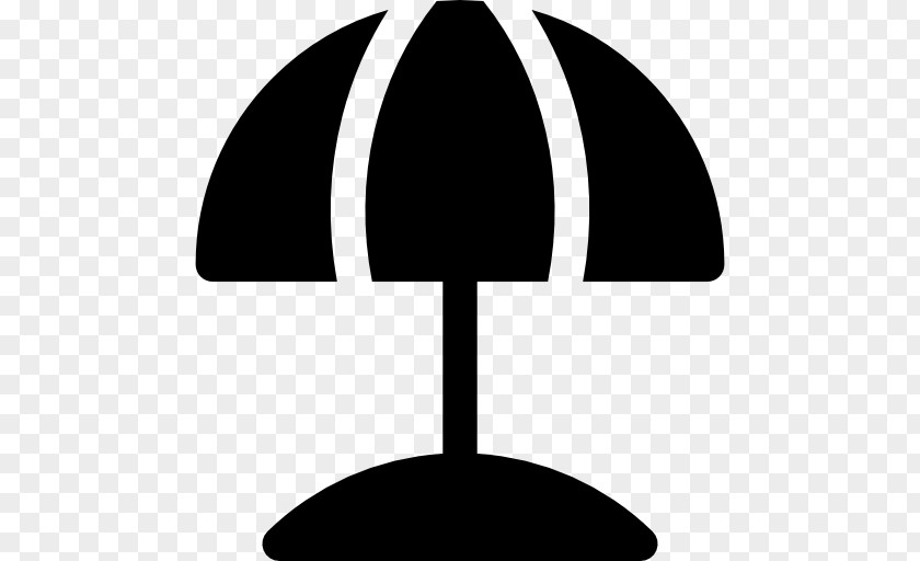 Beach Umbrella Black And White Monochrome Photography Silhouette PNG