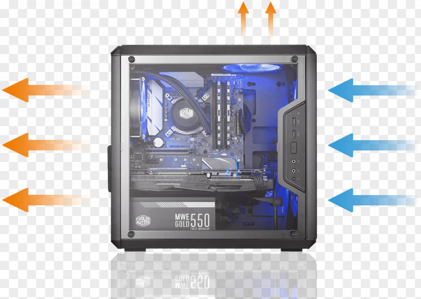 Computer Cases & Housings Cooler Master Silencio 352 MicroATX PNG