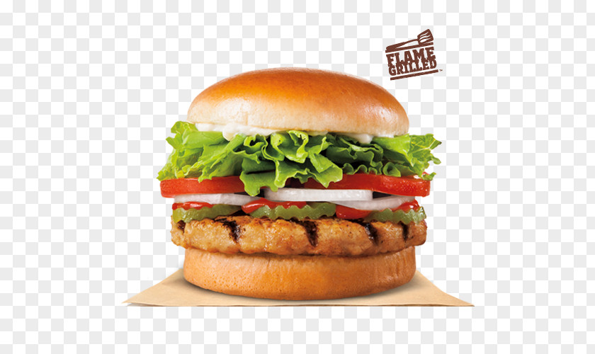 Fast Food Burger King Grilled Chicken Sandwiches Hamburger TenderCrisp Barbecue PNG