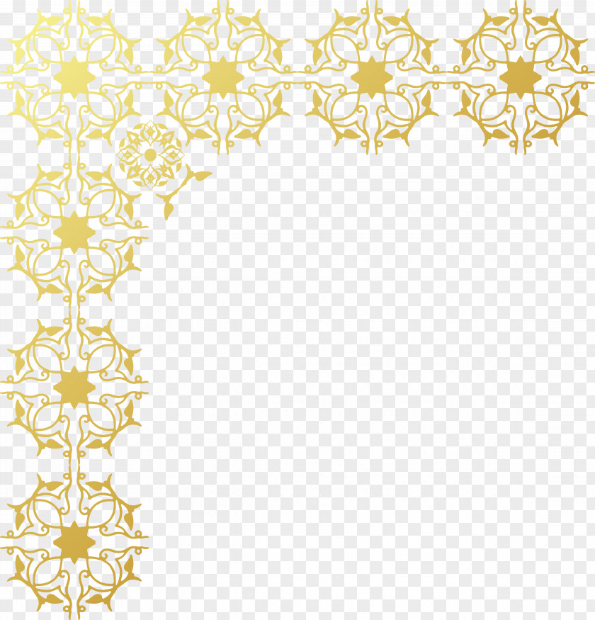 Gold Frame Chinoiserie Wallpaper PNG