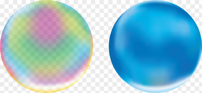 Multicolored Glass Soap Bubble Ball Sphere PNG