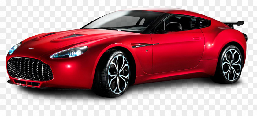 Aston Martin V12 Zagato Red Sports Car DB4 GT Vantage Vanquish PNG