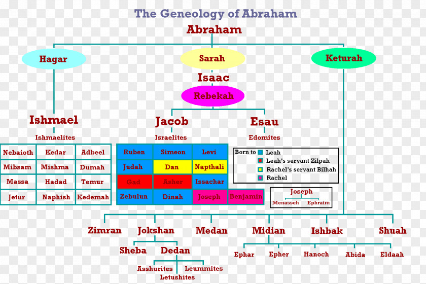 Bible Old Testament Abraham's Family Tree Genealogy PNG