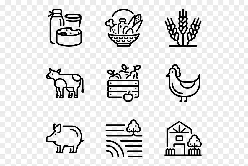 Farm Icon Design Symbol Agriculture PNG