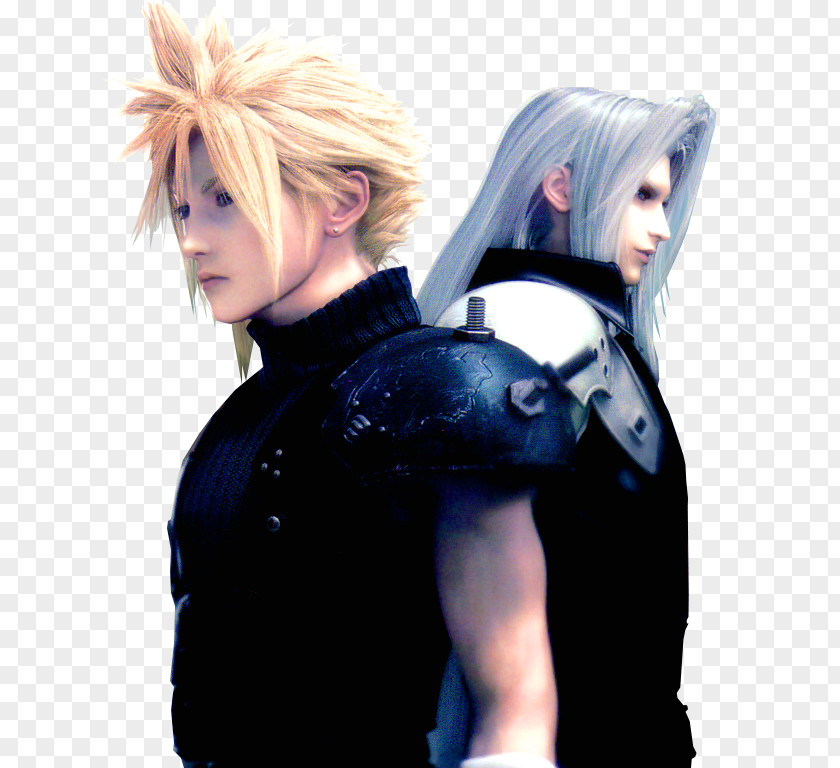 Final Fantasy VII Remake Sephiroth Cloud Strife PNG