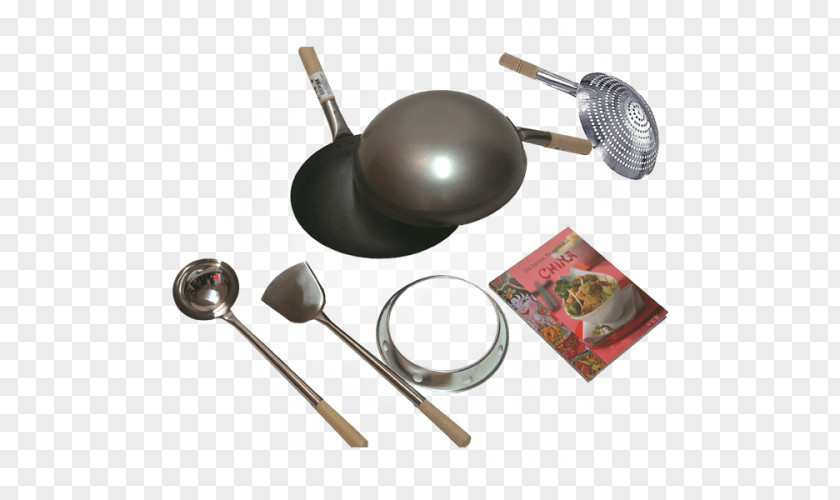 Frying Pan Wok Ladle Kitchen Cookware PNG