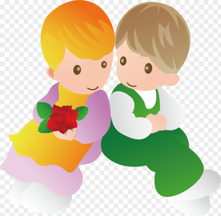 Love Men And Women Cuteness Child Illustration PNG