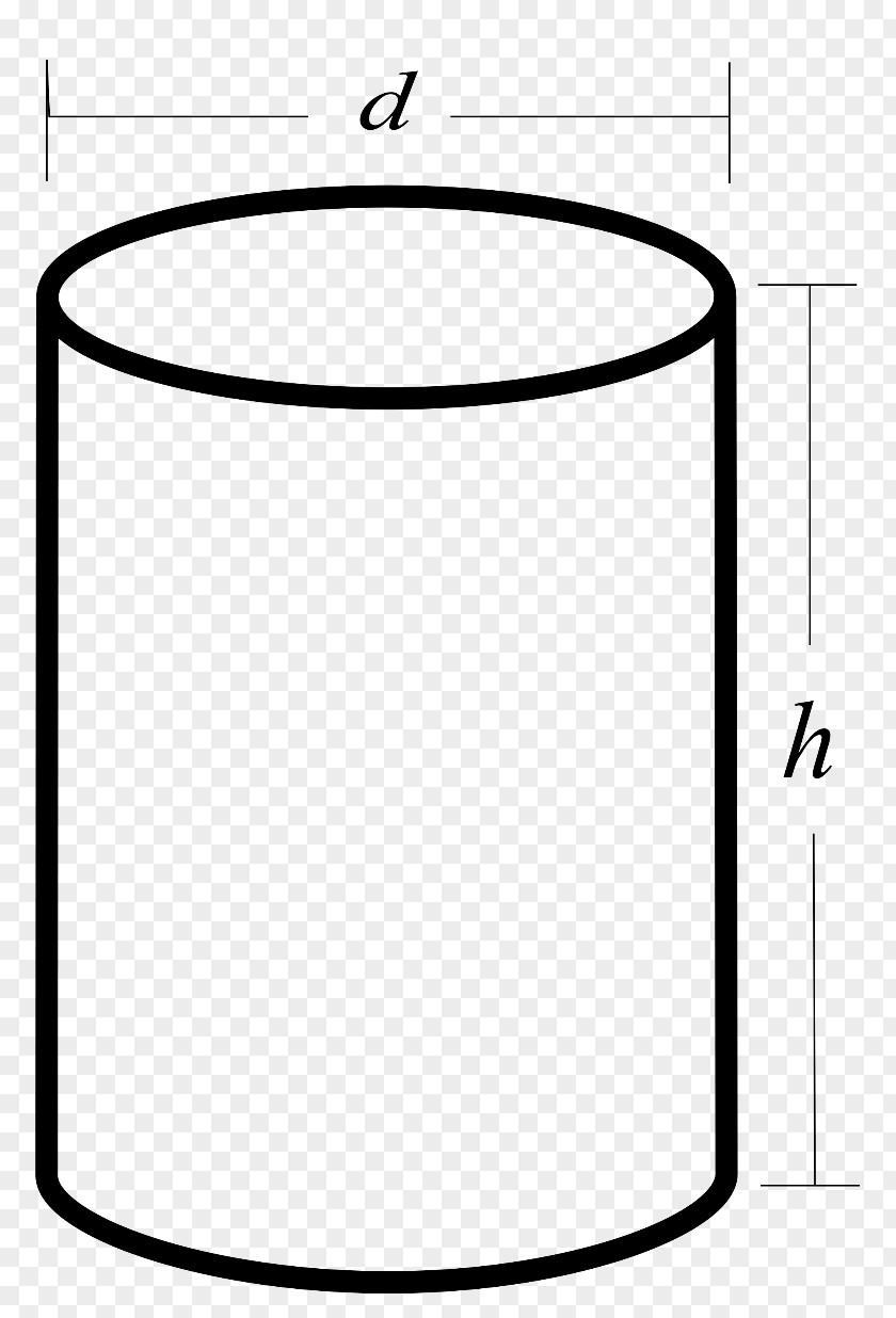 Sketch Cylinder Surface Area Clip Art Geometric Shape PNG